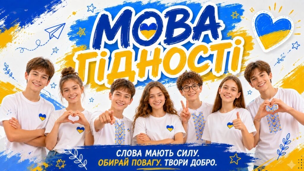 Головне зображення розробки: МЕГАНАБІР «МОВА ГІДНОСТІ» 💛💙ПРЕЗЕНТАЦІЯ + КОНСПЕКТ + ОФОРМЛЕННЯ ДОШКИ + РОЗДАТКОВИЙ МАТЕРІАЛ. Створений відповідно до рекомендацій МОН