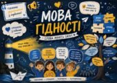 Оформлення дошки/класу до заняття «Мова гідності!» (День знань) 💙💛