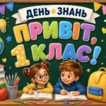 🎒 Оформлення класу/дошки «День знань. Привіт, 1/2/3/4/5/6/7/8/9/10/11 клас!» 🌈📚