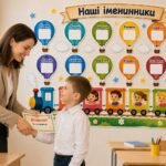 Фото розробки: 🎈 Оформлення класу «Наші іменинники» 🎂