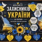Оформлення дошки до Дня пам’яті захисників України 💙💛