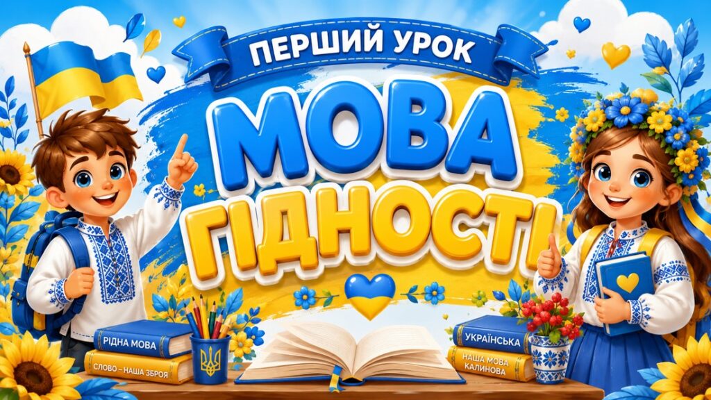 Головне зображення розробки: Новинка! 🇺🇦 ПЕРШИЙ УРОК 2026: «МОВА ГІДНОСТІ» (2–6 класи) згідно рекомендацій МОН України