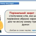 Фото розробки: Презентація “Порівняльний зворот. Виділення порівняльних зворотів комами” (8 клас НУШ за підручником А.В.Онатій, Т.П.Ткачука)
