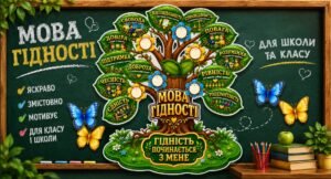 🌳💙💛 НОВИНКА! «ДЕРЕВО ГІДНОСТІ» — яскраве оформлення для вашого класу! 💛💙АПЛІКАЦІЯ