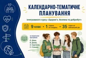 Календарно-тематичне планування ЗБД, 9 клас, за модельною навчальною програмою О. Шиян, В. Дяківа, А. Седоченко, С. Страшка на 2026/2027 навчальний рі