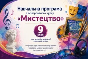 Навчальна програма з інтегрованого курсу «Мистецтво» 9 клас (авт. Кондратова Л. Г.)