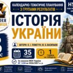Календарно-тематичне планування з Історії України, 8 клас НУШ — 35 годин / 1 година на тиждень Автори: О. І. Пометун