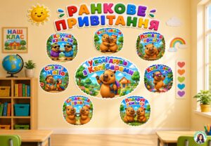 Ранкове привітання «У колі друзів з капібарами».