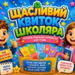 Щасливий квиток школяра — лотерея приємних сюрпризів для учнів.