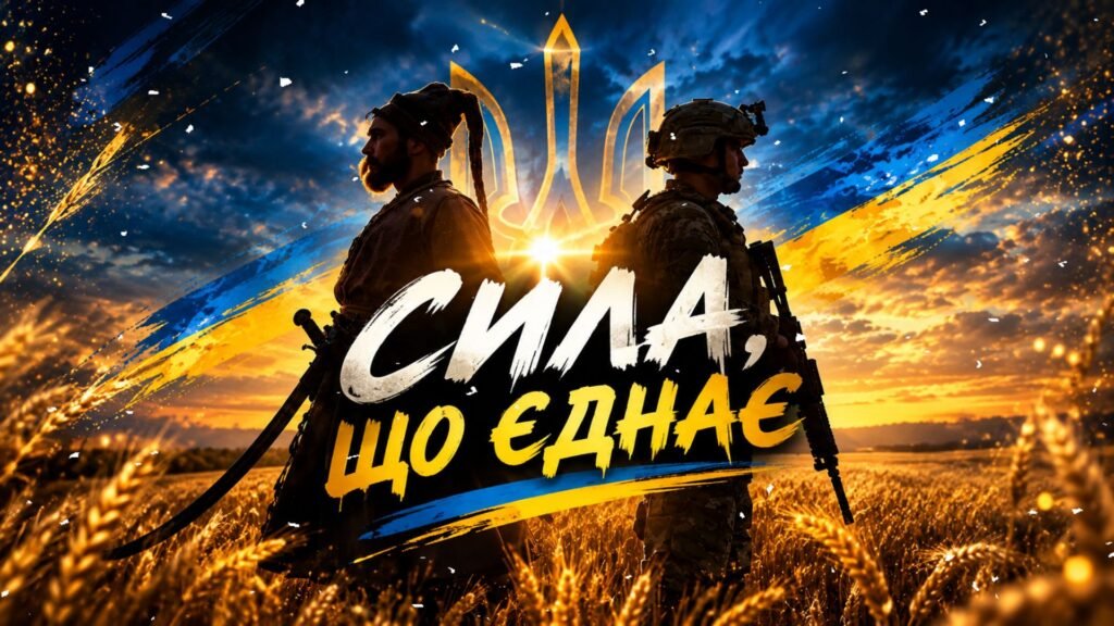 Головне зображення розробки: «Сила, що єднає» — готова розробка до 1 жовтня — Дня захисників і захисниць України, Дня Українського козацтва та свята Покрови.