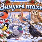 Дидактичний матеріал “Зимуючі та перелітні птахи”: блок перший “Зимуючі птахи”