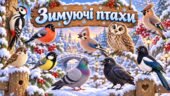 Дидактичний матеріал “Зимуючі та перелітні птахи”: блок перший “Зимуючі птахи”