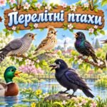 Дидактичний матеріал “Зимуючі та перелітні птахи”: блок другий “Перелітні птахи”