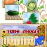 Дидактична гра “Збери урожай”