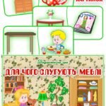 Дидактична гра “Для чого слугують меблі?”
