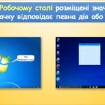 Фото розробки: Досліджуємо робочий стіл комп’ютера. Як дізнатися погоду в Інтернеті (інформатика Воронцова 2 клас)