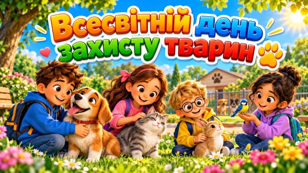 Головне зображення розробки: Презентація Всесвітній день захисту тварин 🐾 – 4 жовтня