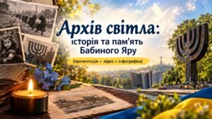 Архів світла: історія та пам’ять Бабиного Яру (презентація + відео + інфографіка)