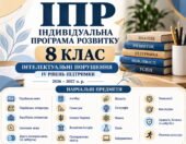 ІПР 8 клас | Інтелектуальні порушення | IV рівень підтримки (Заповнено)