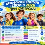 День фізичної культури і спорту 2026 (12 вересня) — комплект презентація 18 слайдів, 2 відеоролики, інфографіка