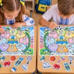 Фото розробки: Розмальовка + аплікація “Я люблю спорт” для учнів початкової школи. Олімпійський тиждень. День спорту.