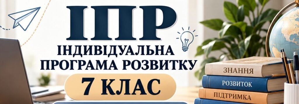 Головне зображення розробки: ІПР 7 клас | Інтелектуальні труднощі| IV рівень підтримки (заповнено)