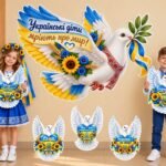🕊️ ВЕЛИЧЕЗНИЙ ГОЛУБ МИРУ 2, 4, 9, 16, 25, 36, 49 аркушів + 15 голубів – топерів