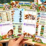 Фото розробки: 🐾 10 РОБОЧИХ АРКУШІВ ДО ДНЯ ЗАХИСТУ ТВАРИН 🐶🐱💛