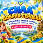 «Сила добрих сердець» — інтерактивна виховна година до Дня захисників і захисниць України для 1–4 класів.