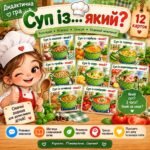 🍲 Дидактична гра «Суп із… який?» 🥕🥦