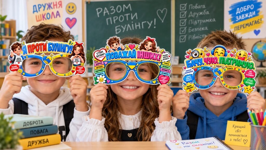 Головне зображення розробки: 😎💛Окуляри “Протидія булінгу”