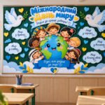 Фото розробки: 🕊️ Оформлення класу/дошки до Міжнародного дня миру | Велика тематична дошка