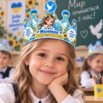 Фото розробки: 👑 КОРОНИ ДО ДНЯ МИРУ «МАЛЕНЬКИЙ МИРОТВОРЕЦЬ» (10 шт)