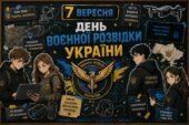 ОФОРМЛЕННЯ ДО 7 ВЕРЕСНЯ 🎖️ «ДЕНЬ ВОЄННОЇ РОЗВІДКИ УКРАЇНИ»
