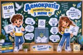 🌟 Оформлення класної дошки «Демократія починається з мене» (15 вересня)