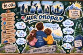 💙 Оформлення до Дня тата «Тато — моя опора» (16 вересня)