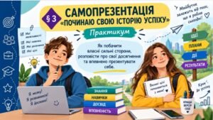 Презентація “Самопрезентація “Починаю свою історію успіху” 9 клас