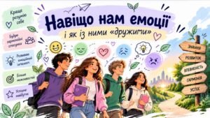 Презентація “Навіщо нам емоції і як із ними “дружити” 9 клас