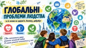 Презентація “Глобальні проблеми людства та їх вплив на здоров’я, безпеку, добробут” 9 клас