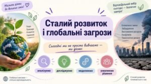 Презентація ” Сталий розвиток і глобальні загрози” 9 клас