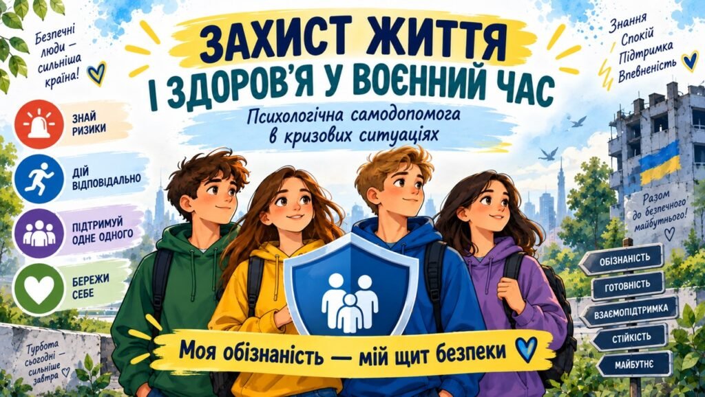 Головне зображення розробки: Презентація “Захист життя і здоров’я у воєнний час”