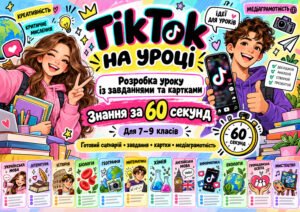 «TikTok на уроці: знання за 60 секунд» — сучасна інтерактивна розробка уроку для учнів 7–9 класів