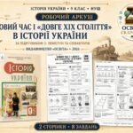 Новий час і «довге XIX століття» в історії України — робочий аркуш, 9 клас НУШ за підручником О. Пометун, Н. Гупана, О. Дудар і П. Мороза («Освіта», 2