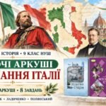 Об’єднання Італії. Рісорджименто. Робочі аркуші до підручників Щупака, Ладиченко й Полянського. 9 клас НУШ