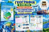 Сучасні тенденції розвитку світової економіки — робочий аркуш із географії, 9 клас НУШ за підручником Коберніка та Коваленка