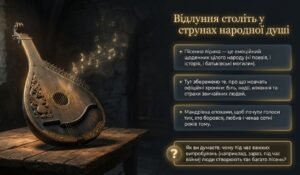 Презентація НУШ (7 клас) розкриває соціальні явища життя в Україні різних епох. Ви знайдете поетичні узагальнення, пісенну лірику та її образний світ.