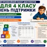 Конструктор та заповнений зразок оновленої ІПР; 4 клас, 2 рівень підтримки (пакет документів)