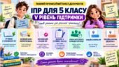 Конструктор та заповнений зразок оновленої ІПР; 5 клас, 5 рівень підтримки (пакет документів)