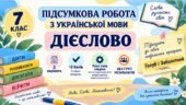 7 клас. Підсумкова (діагностична) робота з укр. мови “Дієслово”; 2 варіанти; БЕЗ ГР!!; (МНП Голуб та Заболотного)