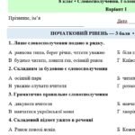 Фото розробки: 8 клас. Підсумкова (діагностична) робота з укр. мови “Словосполучення. Головні члени речення” МНП Заболотного; 2 варіанти; БЕЗ ГР!!!
